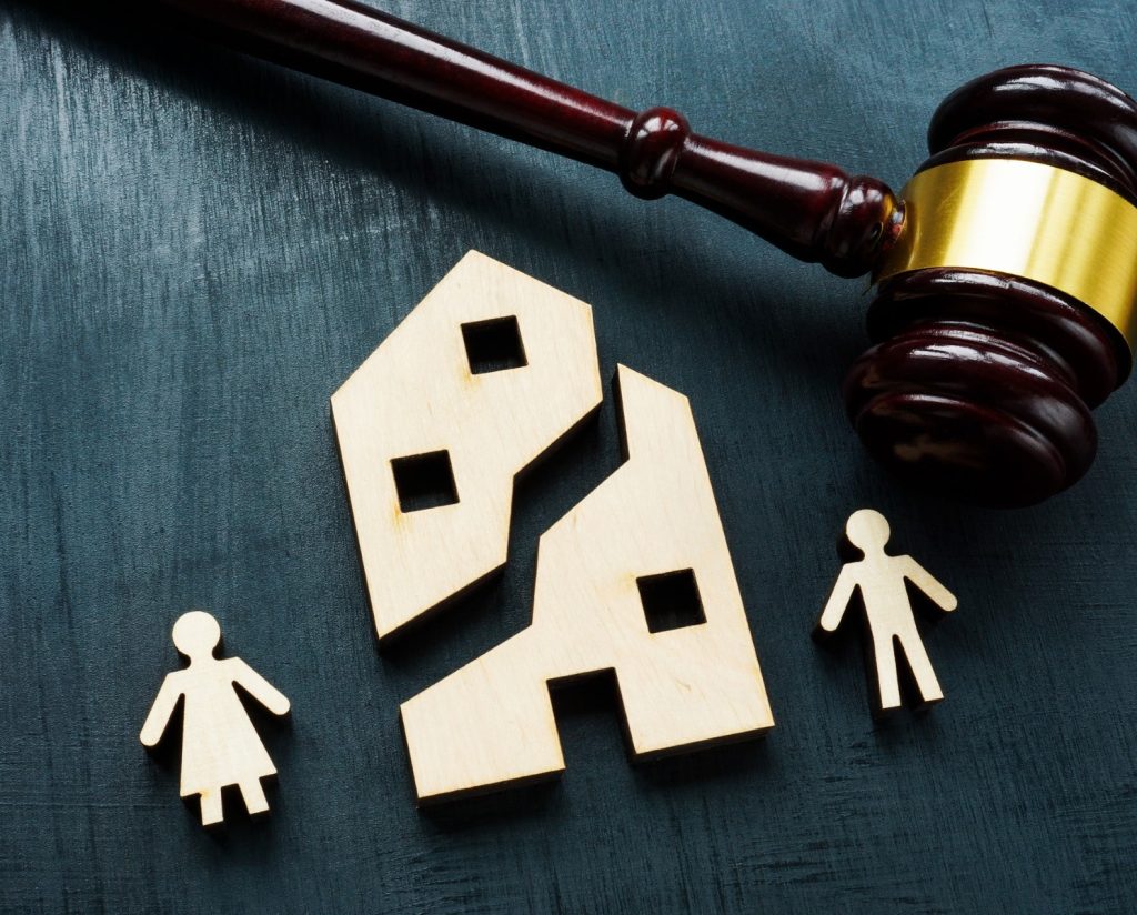 How are businesses divided during a complex divorce in New York?